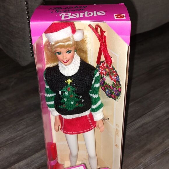 Vintage 1996 Holiday Season Special Edition Barbie NIB - Picture 3 of 7